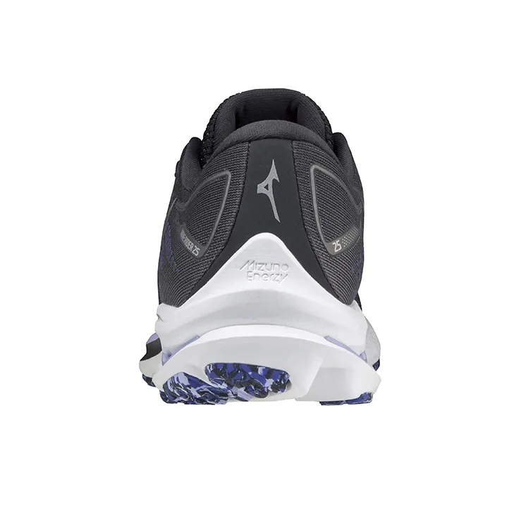Mizuno Wave Rider 25 Wide 'Black Pearl Violet Glow' Women's-3