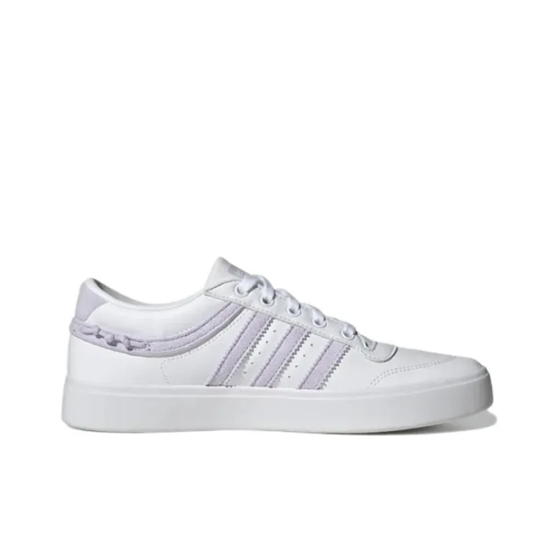 Adidas Originals Bryony Anti-Slip Wear-Resistant Low-Top Skateboard Shoes Women's White Purple-1