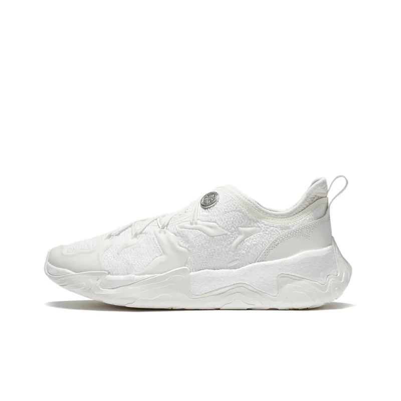 LiNing Jackie Chan Collection Low Top Sports Casual Shoes Men's Champagne White-0