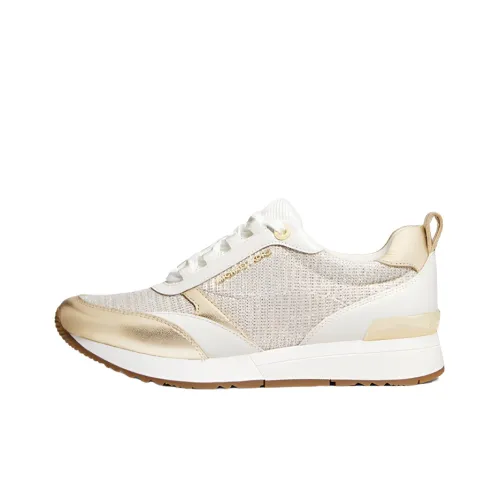 MICHAEL KORS Allie Stride Low-Top Athletic Shoes Women's Light Gold