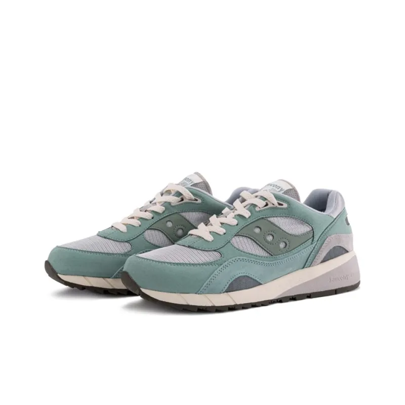Saucony Shadow 6000 Cushioned Anti-Slip And Wear-Resistant Lightweight Low-Top Casual Running Shoes Unisex Cyan-2