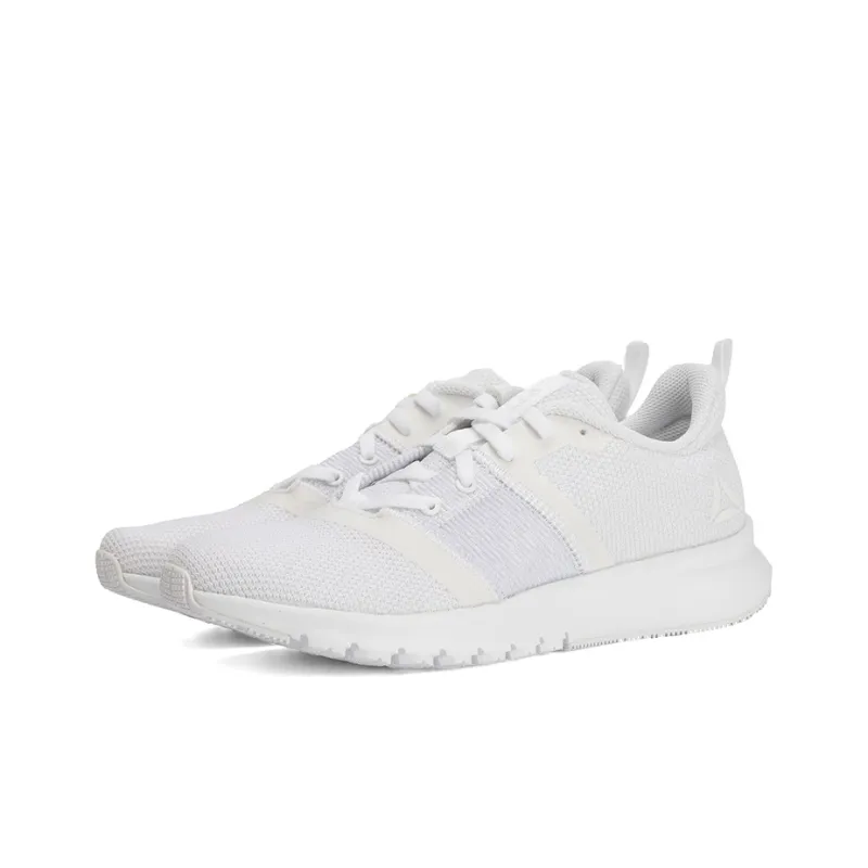 Reebok Print Lite Rush Wear-Resistant Low-Top Running Shoes Women's White-2
