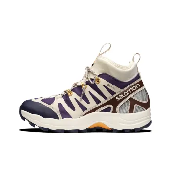 SALOMON Xa Pro 1 Mid Gore Tex 'Cream Purple Brown'