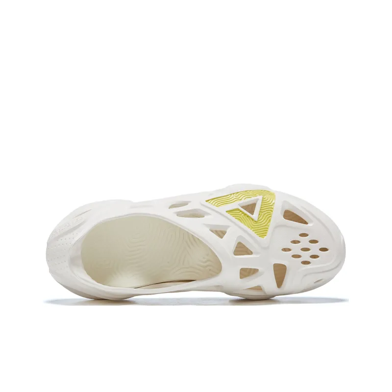 PEAK Taichi Clogs Sports Sandals Canvas White-4