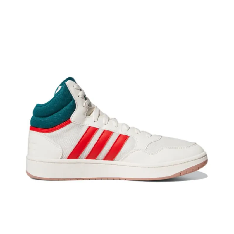 Hoops 3.0 Adidas Neo Mid 'White Vivid Red'-1