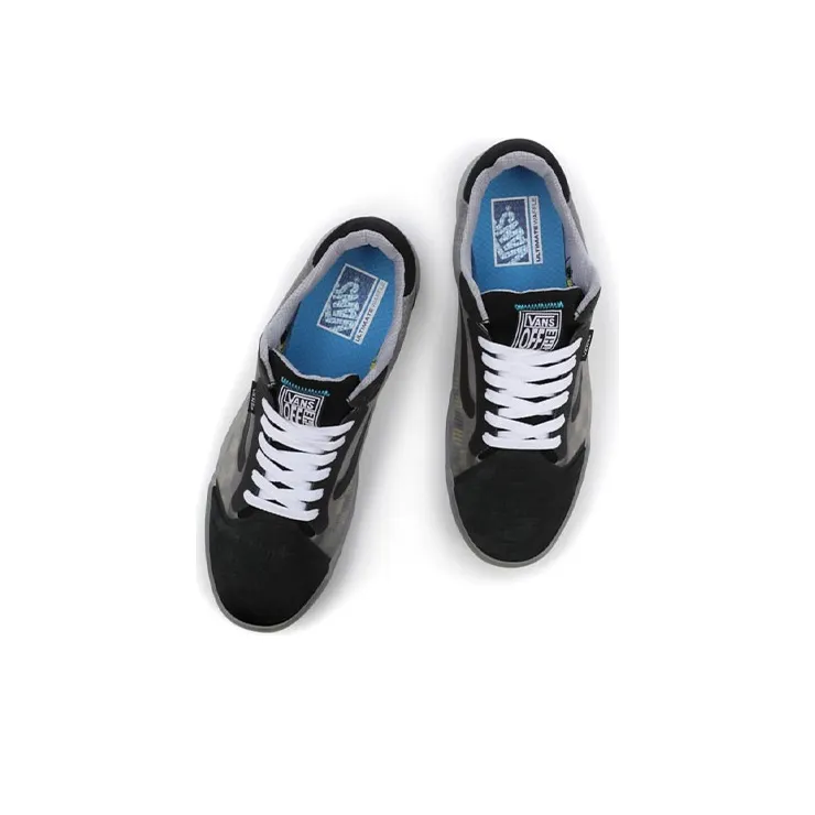 Vans Evdnt Transparent Rw Ultimatewaffle Low-Top Skateboard Shoes Unisex Black Gray Yellow-3