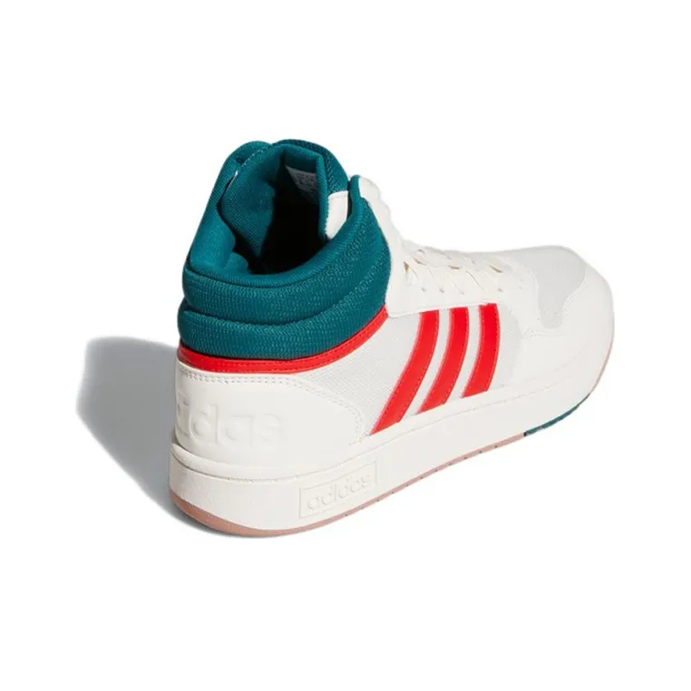 Hoops 3.0 Adidas Neo Mid 'White Vivid Red'-3