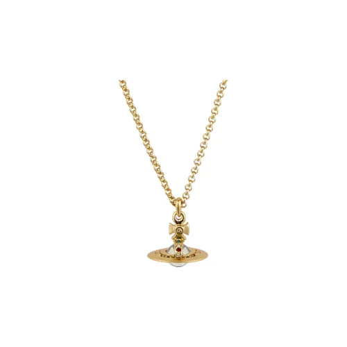 Vivienne Westwood New Tiny Orb Pendant Necklaces Women's