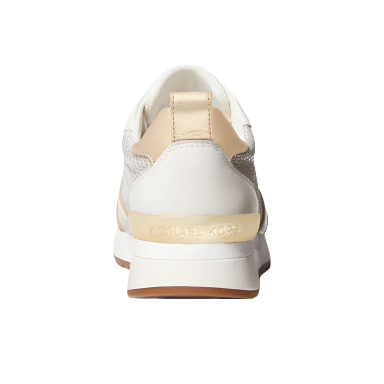 MICHAEL KORS Allie Stride Low-Top Athletic Shoes Women's Light Gold-4