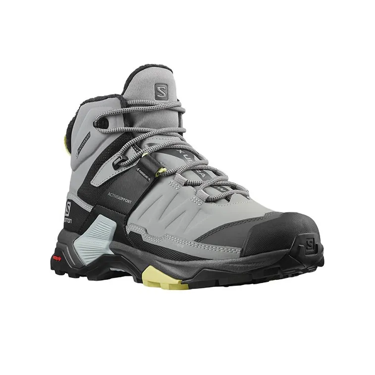 SALOMON Women's X Ultra 4 Mid CSWP 'Monument Black'-1