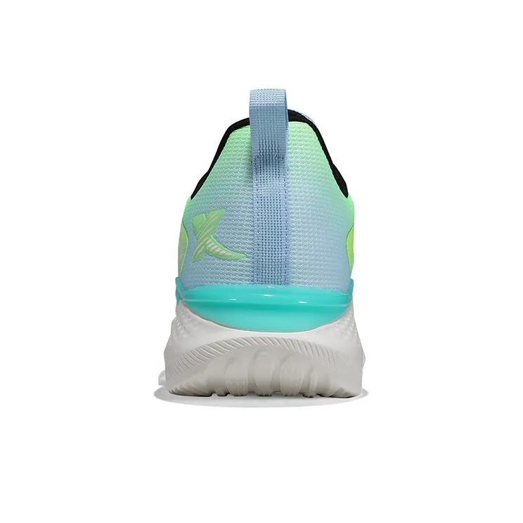 XTEP Chi Feng 5.0 Low Top Speedwind Technology Running Shoes Men's White Green Blue-3