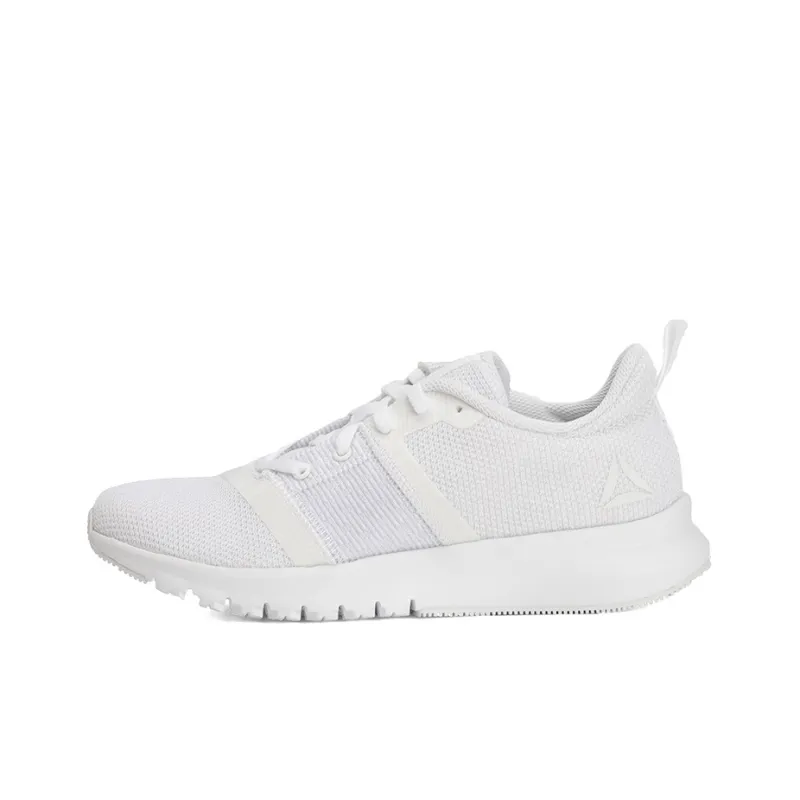 Reebok Print Lite Rush Wear-Resistant Low-Top Running Shoes Women's White-0