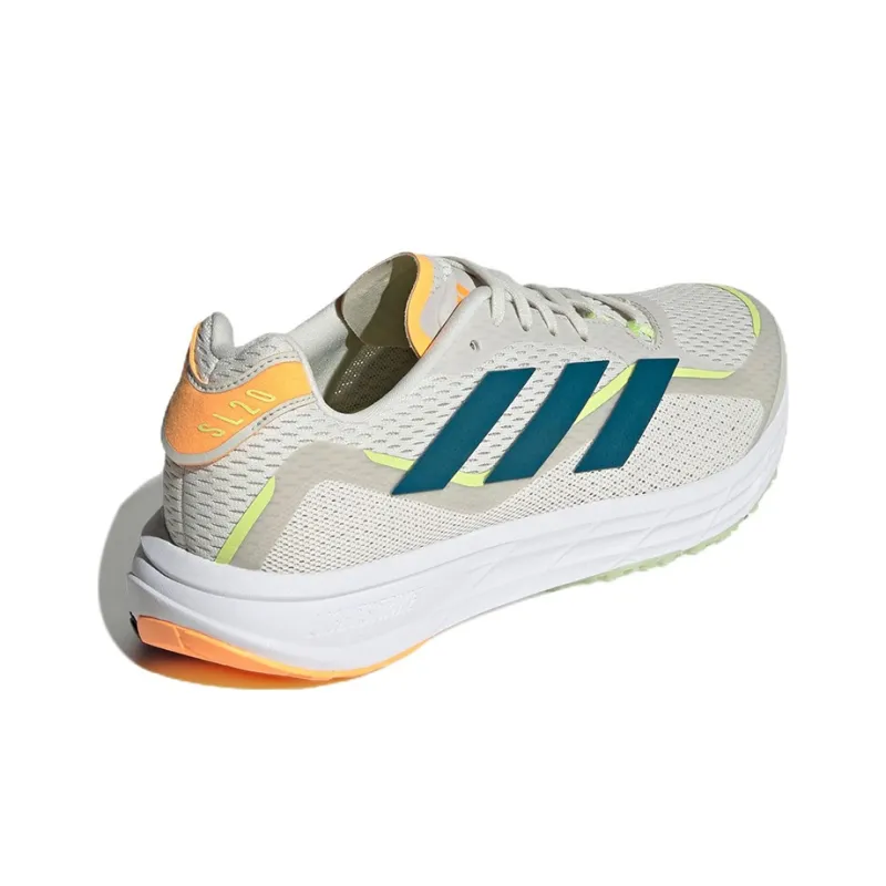 Adidas SL20.3 Abrasion Resistant Low Top Running Shoes Men's Gray Blue-3