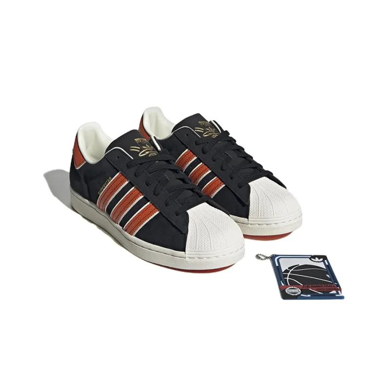 Adidas Originals Superstar Shoes 'Black Basketball'-2