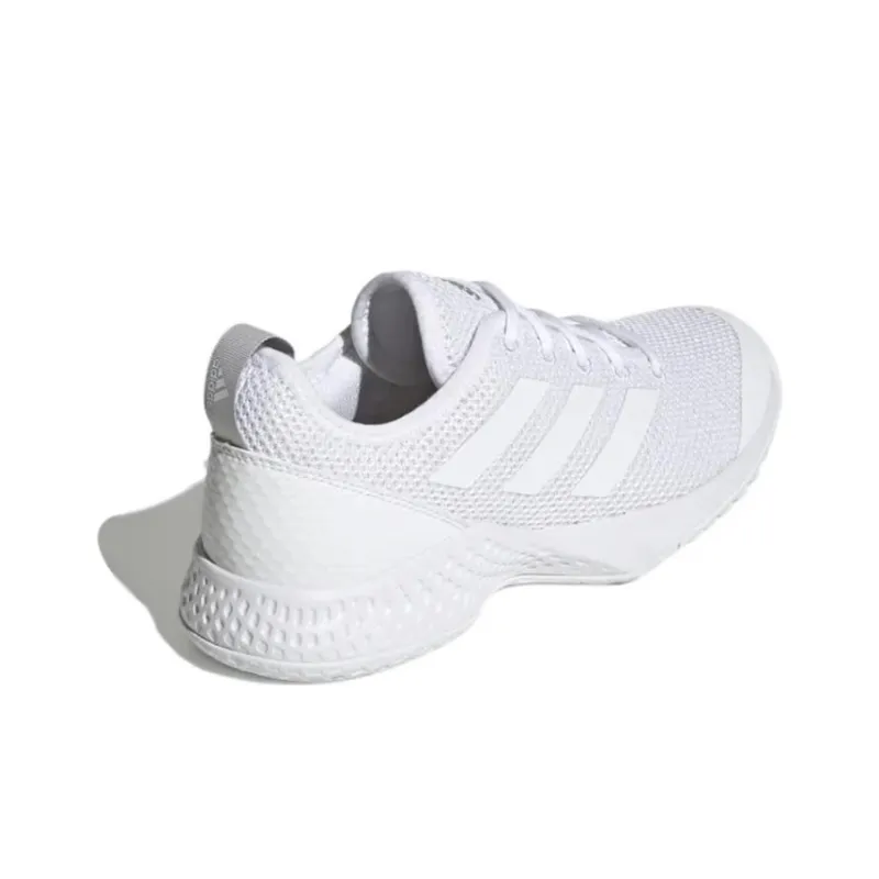 Adidas Courtflash Tennis Anti-Slip Wear-Resistant Low-Top Tennis Shoes Women's White-3
