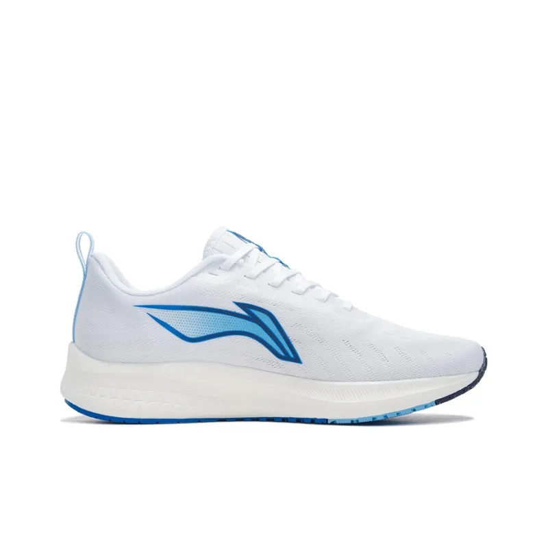 LiNing Red Hare 5 Cushioning Anti Slip And Wear Resistant Low Top Running Shoes White Blue-1