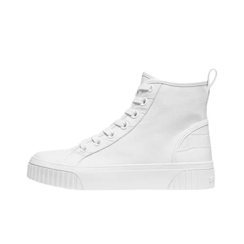 MICHAEL KORS Stylish Skateboarding Shoes Women's White