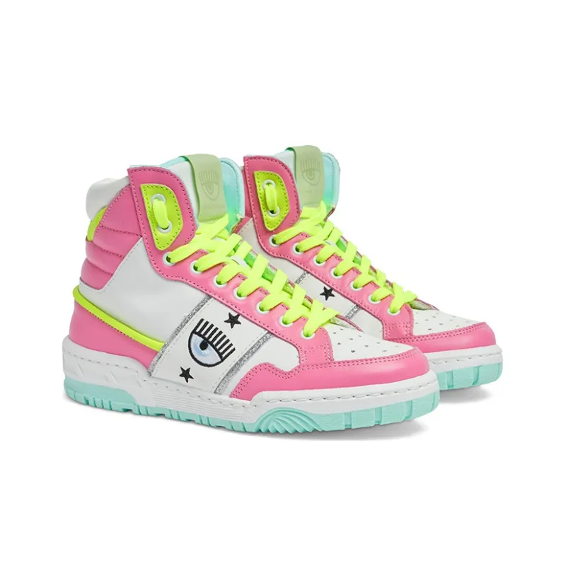 CHIARA FERRAGNI CF-1 Stylish Skateboarding Shoes Women's Pink-2