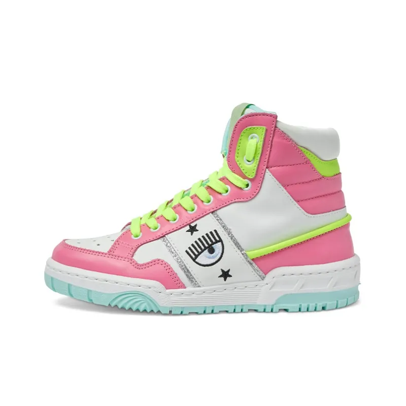 CHIARA FERRAGNI CF-1 Stylish Skateboarding Shoes Women's Pink-0