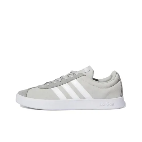 Adidas Neo Vl Court Skateboard Shoes Women's Low-Top Light Gray