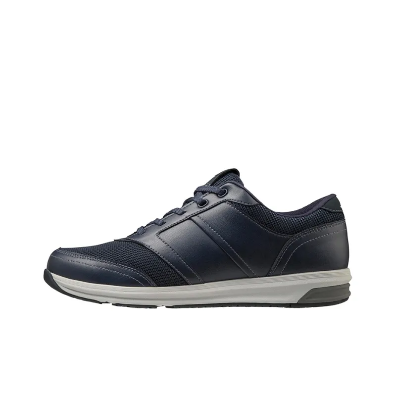 Mizuno Anti Slip And Wear Resistant Breathable Cushioning Coverage Support Low Top Casual Shoes Men's Dark Blue-0