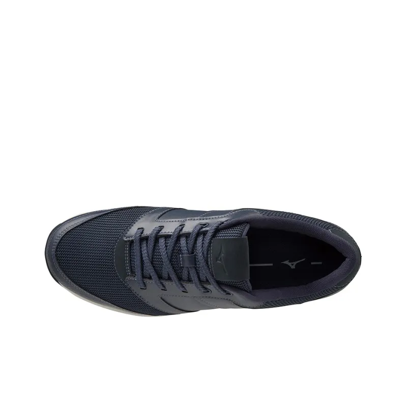 Mizuno Anti Slip And Wear Resistant Breathable Cushioning Coverage Support Low Top Casual Shoes Men's Dark Blue-2