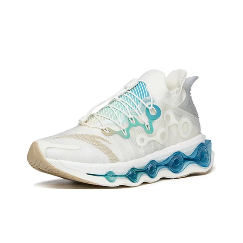 ANTA Energy Running Series Shoes 'White Silver Blue'-2