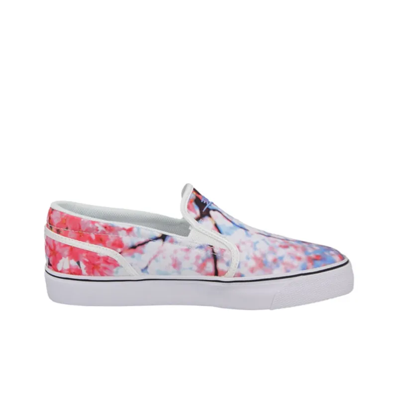 Nike Toki Slip On 'White Blue Red' Women's-1