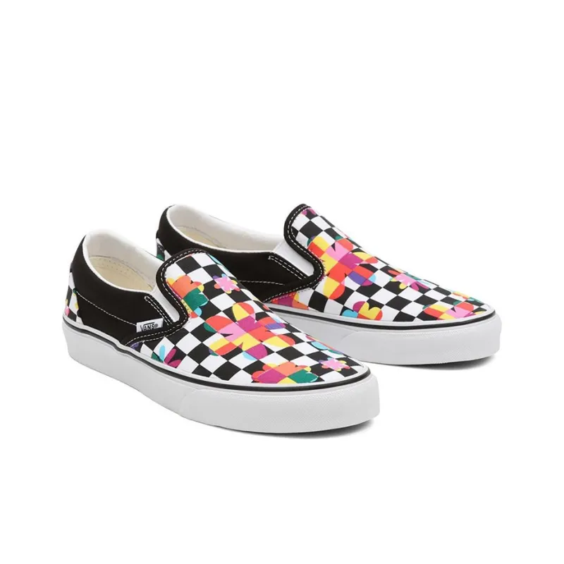 Vans Classic Slip On 'Floral Checkerboard' Sneakers-2