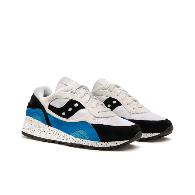 Saucony Shadow 6000 Low Top Running Shoes Men's White Blue Black-2