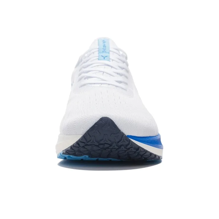 LiNing Red Hare 5 Cushioning Anti Slip And Wear Resistant Low Top Running Shoes White Blue-4