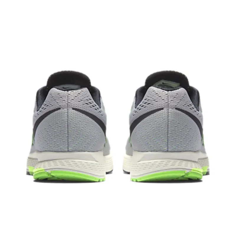 Nike Air Zoom Pegasus 32 Cushioning Anti-Slip And Wear-Resistant Low-Top Running Shoes Men's Gray Green-2