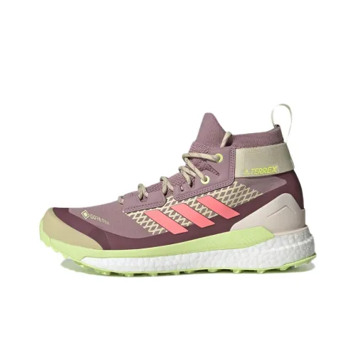 Adidas Terrex Free Hiker Gore-Tex Acid Red Pulse Lime Women's