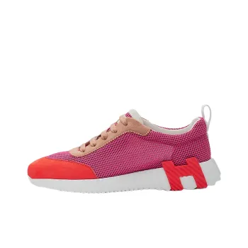 HERMES Bouncing Cushioning, Slip Resistant, Abrasion Resistant, Breathable Low Top Casual Shoes Women's Red