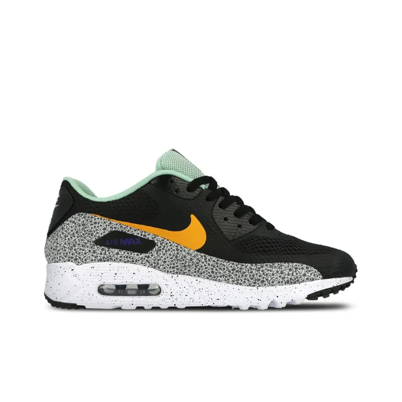 Nike Air Max 90 Cushioning Anti-Slip And Wear-Resistant Low-Top Air Cushion Running Shoes Men's Black Green-1