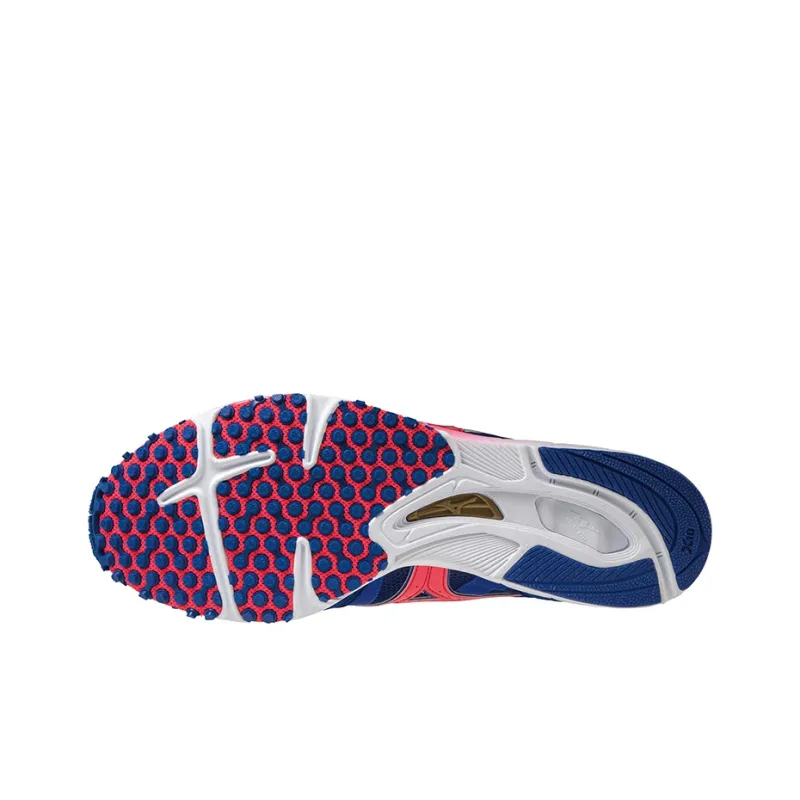 Mizuno Wave Sky 5 Running Shoes Unisex Low-Top Blue/Pink-4