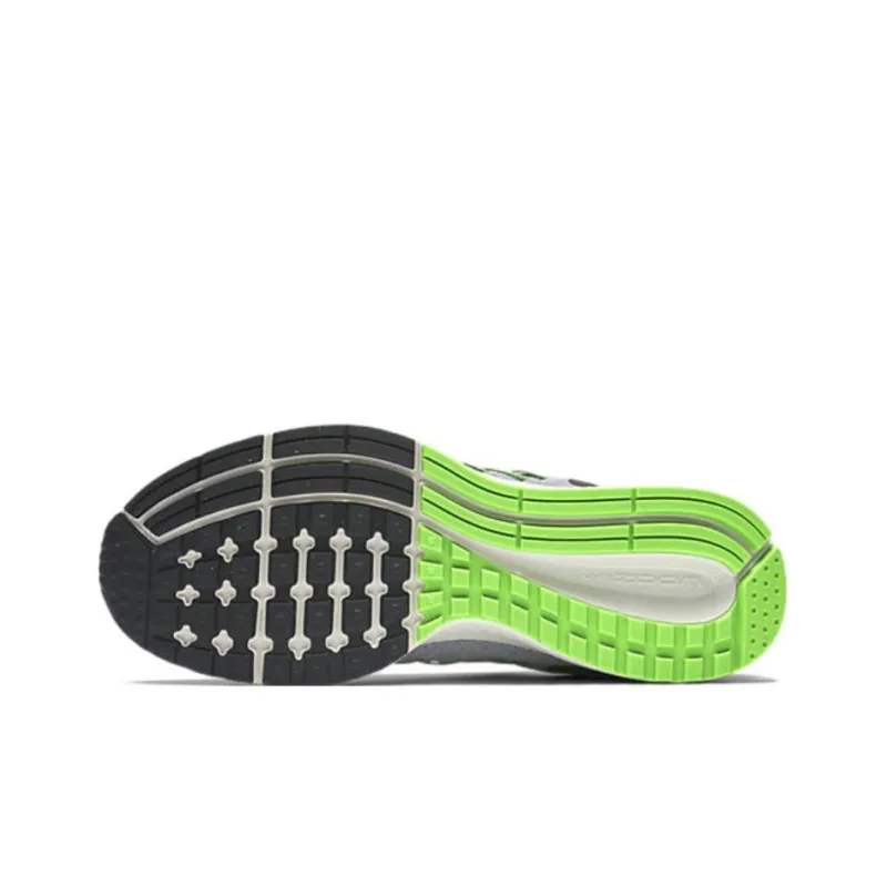 Nike Air Zoom Pegasus 32 Cushioning Anti-Slip And Wear-Resistant Low-Top Running Shoes Men's Gray Green-3