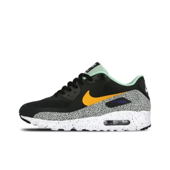 Nike Air Max 90 Cushioning Anti-Slip And Wear-Resistant Low-Top Air Cushion Running Shoes Men's Black Green