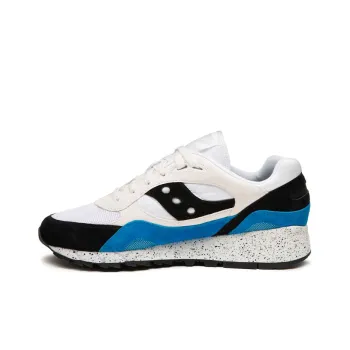 Saucony Shadow 6000 Low Top Running Shoes Men's White Blue Black
