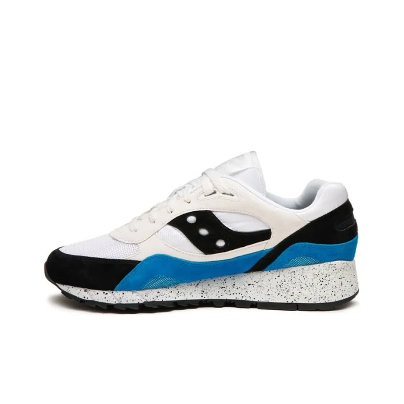 Saucony Shadow 6000 Low Top Running Shoes Men's White Blue Black-0
