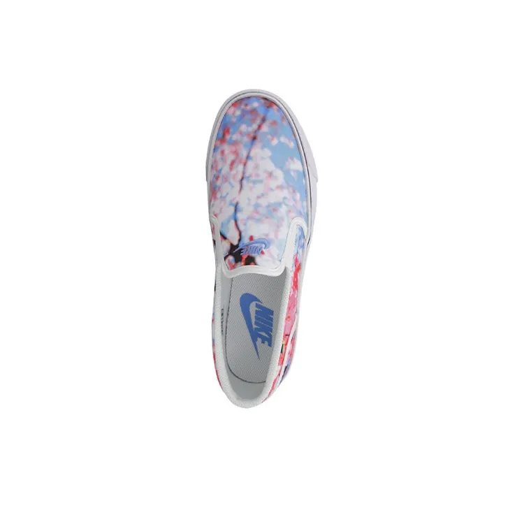 Nike Toki Slip On 'White Blue Red' Women's-2