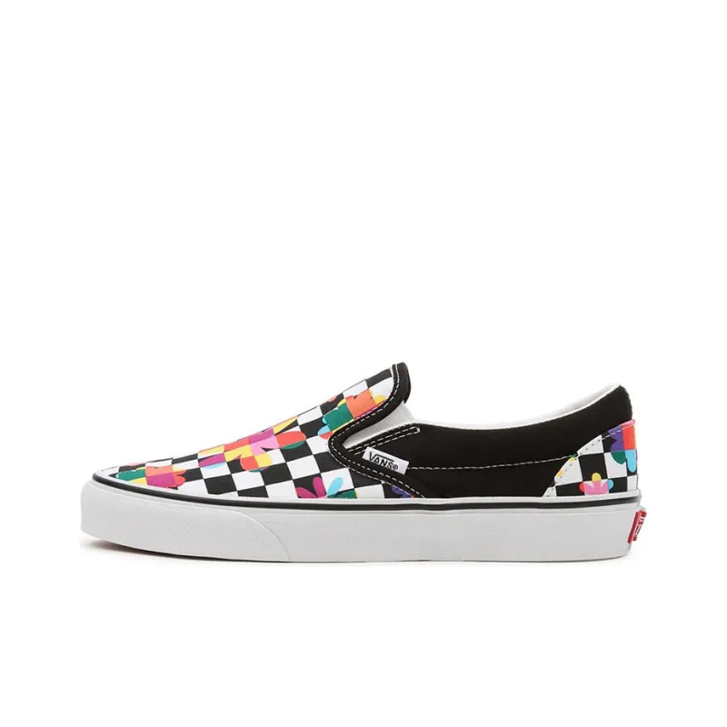 Vans Classic Slip On 'Floral Checkerboard' Sneakers-0