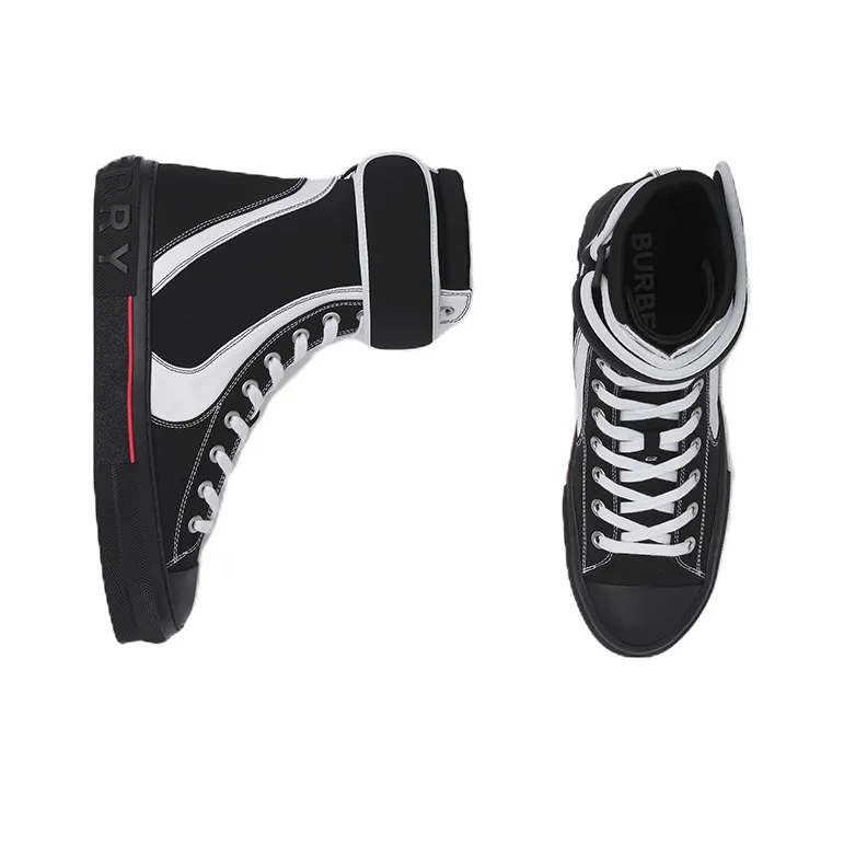 Burberry Sub High-top Lace Up Black-3