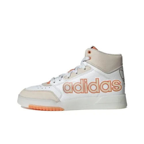 Adidas Originals Drop Step Skateboard Shoes Women's High-Top Off White