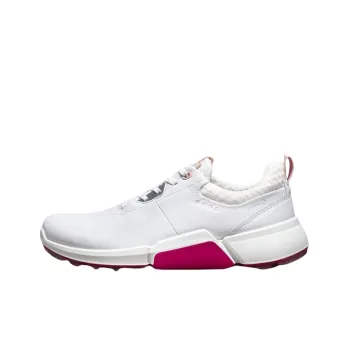 Ecco Low Top Running Shoes Women's White Red