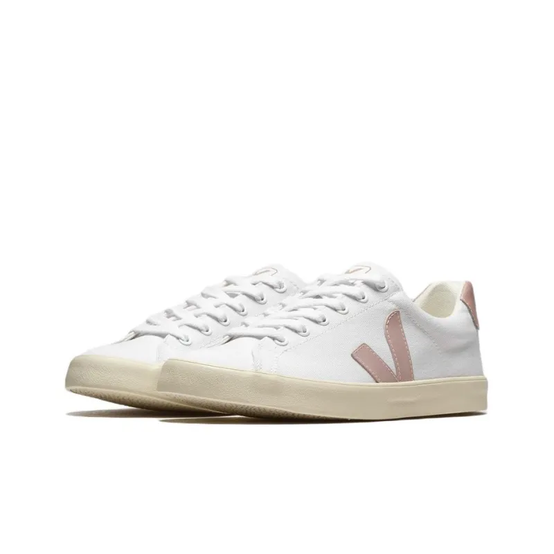 VEJA Esplar Se Stylish Skateboarding Shoes Women's White Lotus-2