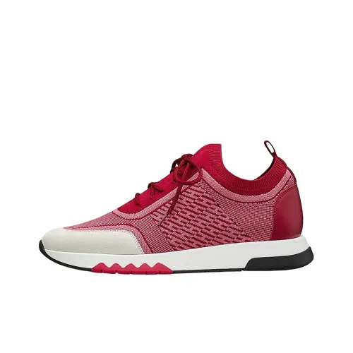 HERMES Casual Shoes Women's Low-Top Red