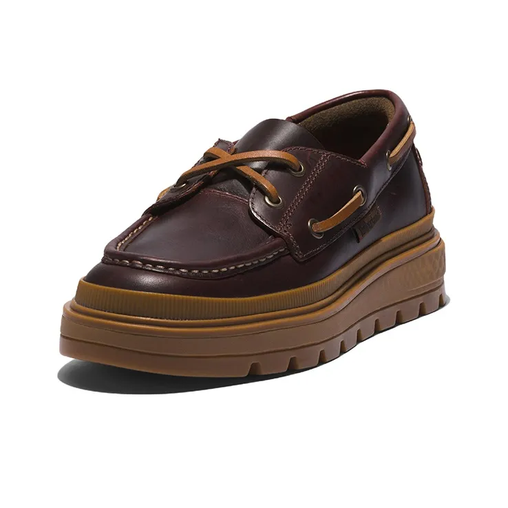 Timberland Ray City EK Wear Resistant Low Top Skateboard Shoes Women's Black Brown-2