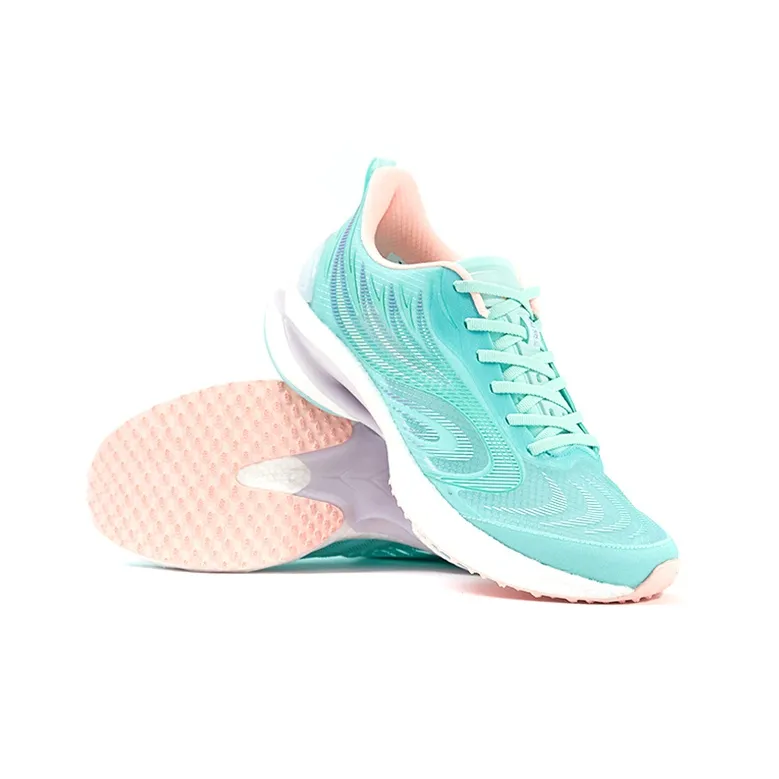 XTEP Fei Ling Durable Breathable Low Top Running Shoes Women's Blue Comfortable-3
