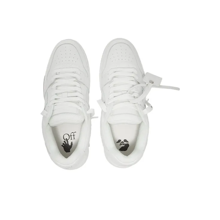 OFF WHITE Out Of Office Ooo Low Tops Triple White-3